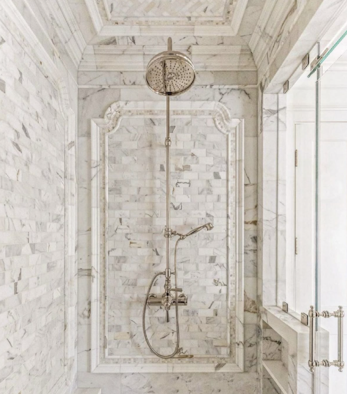 Victoria-Gold-Chrome  Polished Brass Victorian Exposed Thermostatic Shower system
