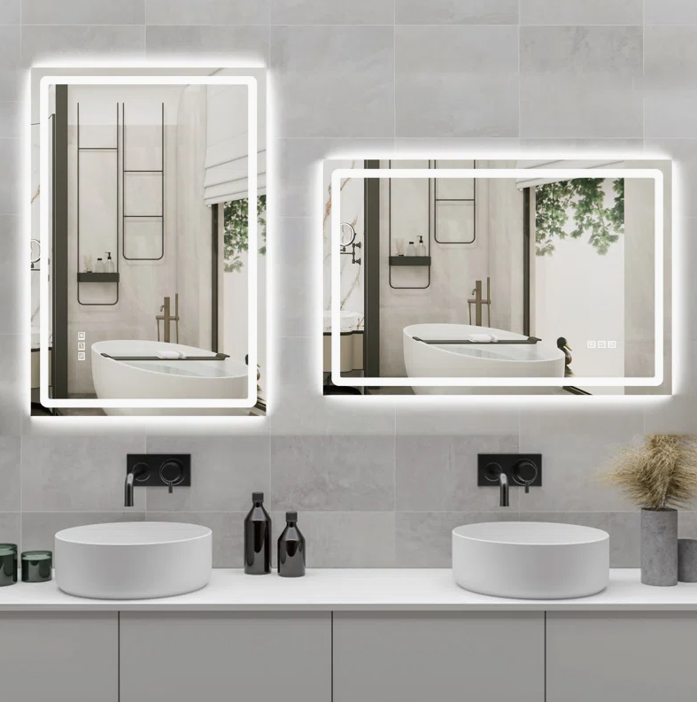 Big LED Bathroom mirror 60" X 32"