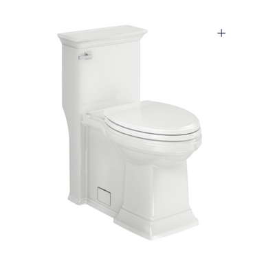 American Standard-TOWN SQUARE® S  Town Square® S One-Piece 1.28 gpf/4.8 Lpf Chair Height Elongated Toilet With Seat