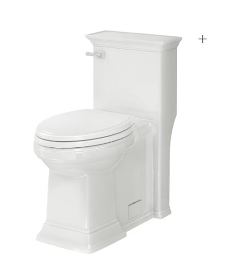 American Standard-TOWN SQUARE® S  Town Square® S One-Piece 1.28 gpf/4.8 Lpf Chair Height Elongated Toilet With Seat