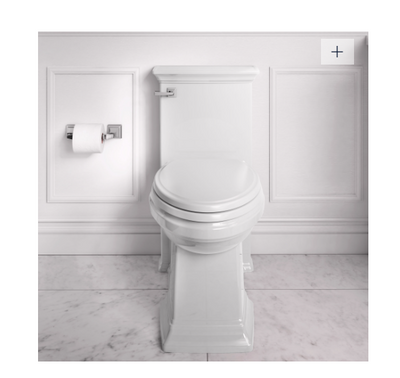 American Standard-TOWN SQUARE® S  Town Square® S One-Piece 1.28 gpf/4.8 Lpf Chair Height Elongated Toilet With Seat