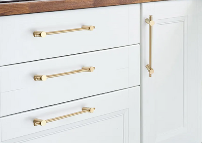 Nordic- heavy brass modern pulls simple brushed gold light luxury pulls cabinet adjustable long handle cabinet handle