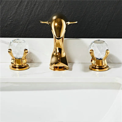 Dolphin 8" inch wides pread bathroom faucet