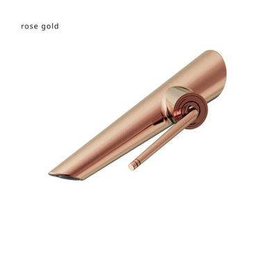 Santos-Wall Mounted Bathroom Basin Faucet Hot And Cold Water Mixer Tap Rose Gold