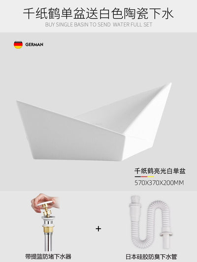 Origami Vessel sink