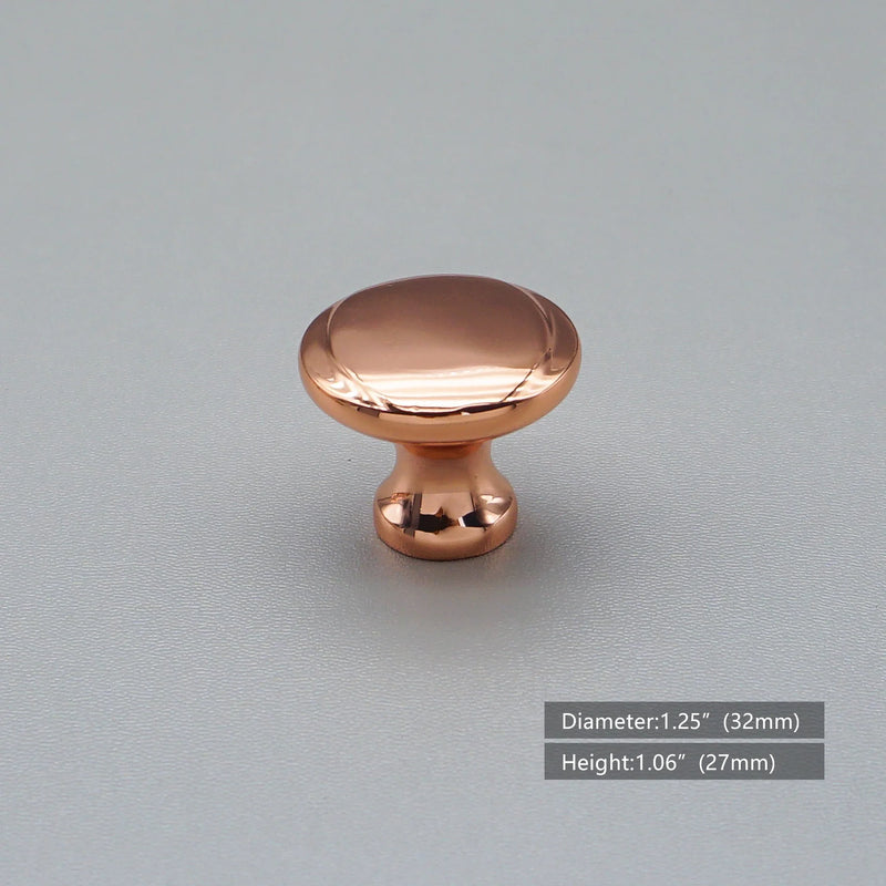 Copper satin Nordic design cabinet door handles and knobs