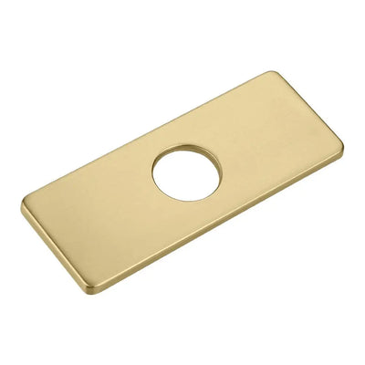 Faucet Plate Hole Cover Bathroom Kitchen Sink Tap Cover Deck Plate Square/Oval Faucet Escutcheon Plate Base