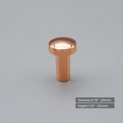 Copper satin Nordic design cabinet door handles and knobs