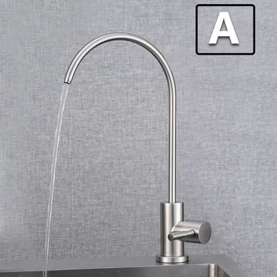 Brushed Nickel Reverse Osmosis Water Purifier Faucet Kitchen Filter Faucet