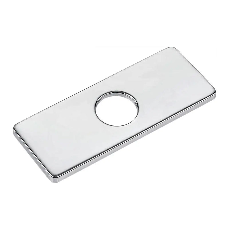 Faucet Plate Hole Cover Bathroom Kitchen Sink Tap Cover Deck Plate Square/Oval Faucet Escutcheon Plate Base