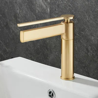 Audermar- Tall and short single hole bathroom faucet