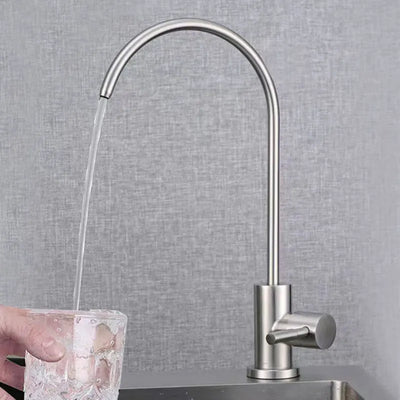 Brushed Nickel Reverse Osmosis Water Purifier Faucet Kitchen Filter Faucet