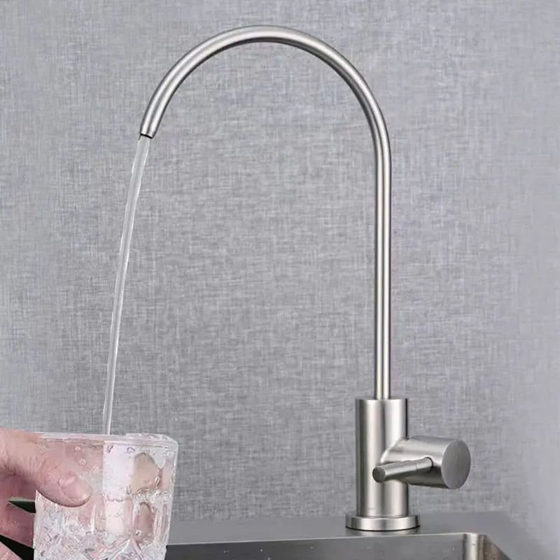 Brushed Nickel Reverse Osmosis Water Purifier Faucet Kitchen Filter Faucet