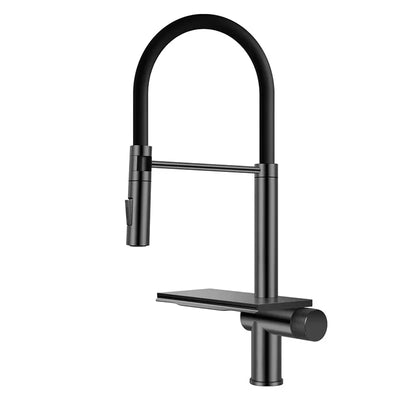 Niagara-Tall Kitchen dual mode spray faucet with waterfall