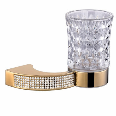 Gold polish with Swarasky Crystal Bathroom Accessories