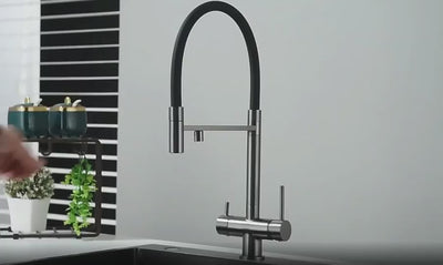 Santa Monica-2 Way Reverse Osmosis water filter and Pull Out Kitchen Faucet