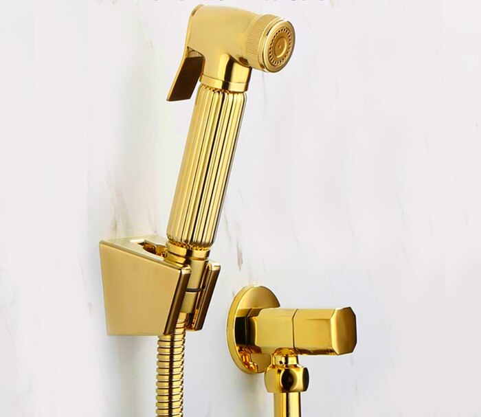 Polished Gold Wall Mounted Bidet Set  BD211-B