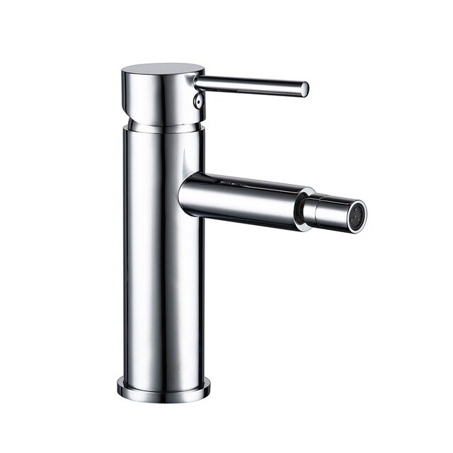 Chrome-Black European Style Single Hole Bidet Faucet