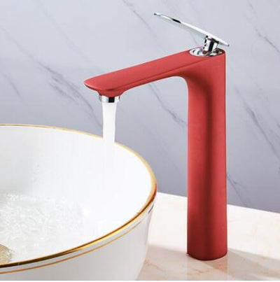 Aruba-Custom Colors Tall Vessel Faucet