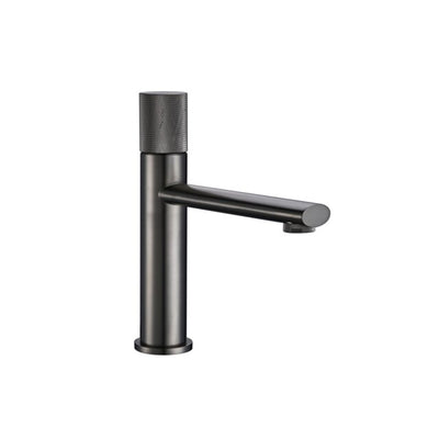 Black-Brushed Rose gold - Two Tone Tall Vessel Basin Lavatory Bathroom Faucet