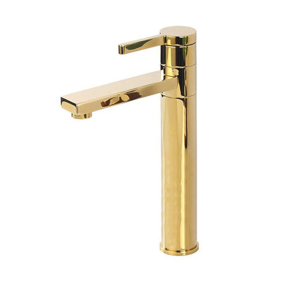 Brushed Gold- Gold-Black Tall and Short Rotable 360 Degree Single Hole Lavatory Faucet