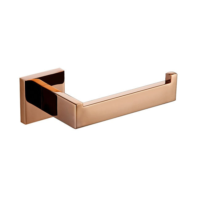 Rose Gold Polished bathroom accessories