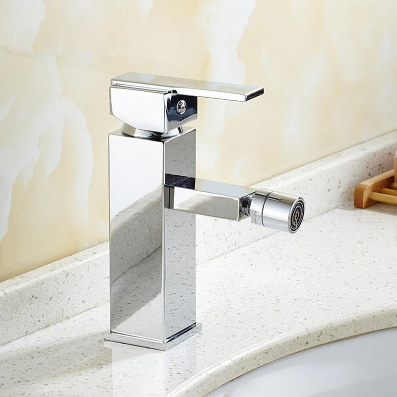 European Style Square Single Hole Bidet Faucet