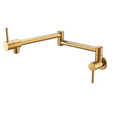 Rose Gold- Brushed Gold-Black-Polish Gold Colors Wall Mounted Pot Filler