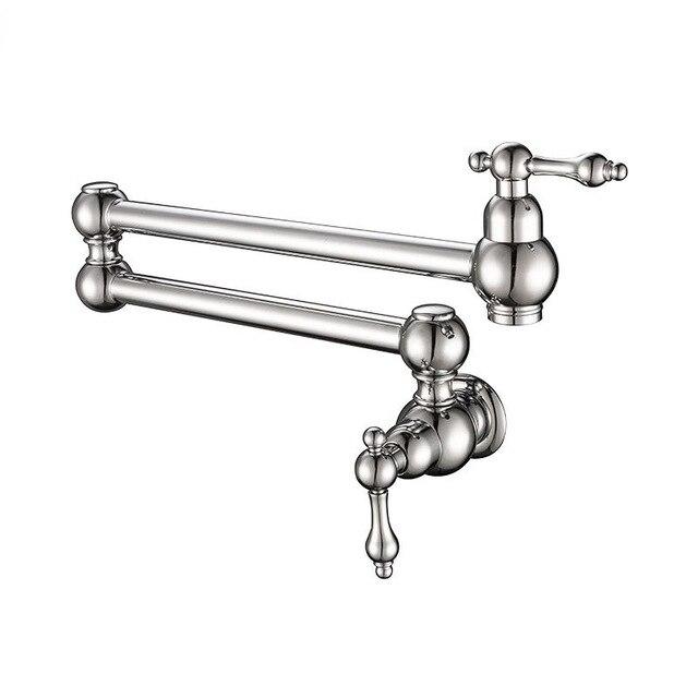 Tradional Victorian -Wall Mounted Kitchen Pot Filler Faucet