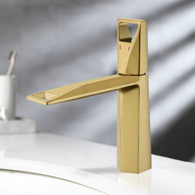 Franco- Modern design single hole bathroom faucet