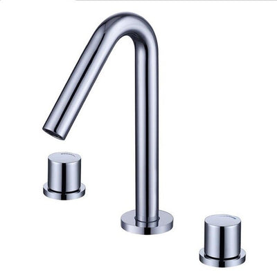 Brushed Gold- Matte Black-Chrome 8 inch Widespread Bathroom Faucet