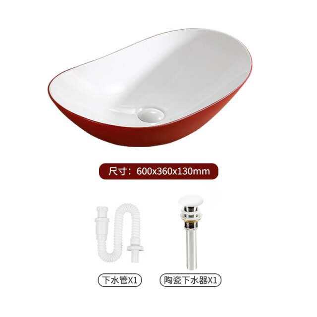 Colors-Oval Vessel Sink