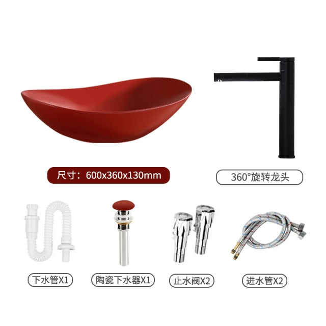 Colors-Oval Vessel Sink