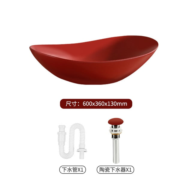 Colors-Oval Vessel Sink