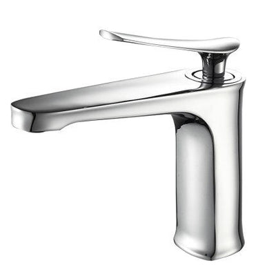 Gold Polished or Two tone Single hole bathroom faucet