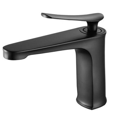 Gold Polished or Two tone Single hole bathroom faucet