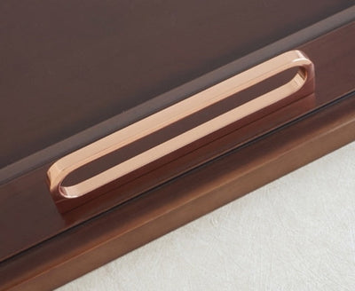 Rose Gold Polished Cabinet Door - Drawer Handle and knobs