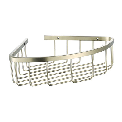 Brushed Gold-Gold-Rose Gold-Black -Brushed Nickel Stainless Steel Corner Caddy Shampoo basket Shelf