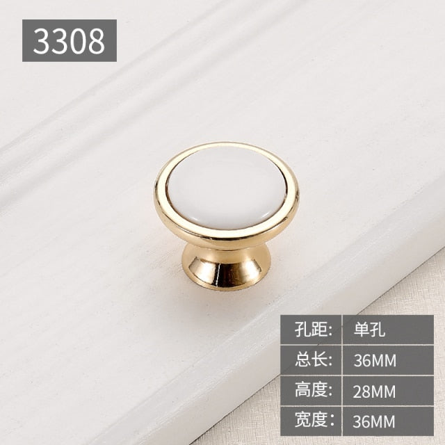 Gold Cabinet door knobs