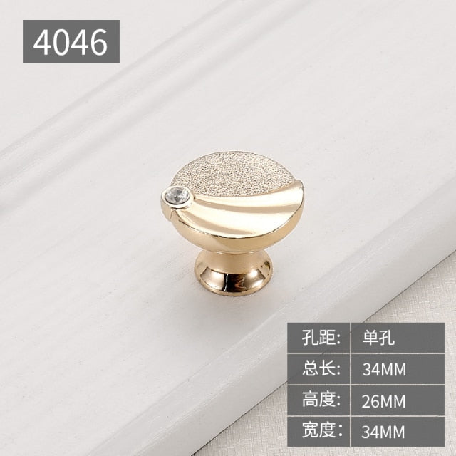 Gold Cabinet door knobs