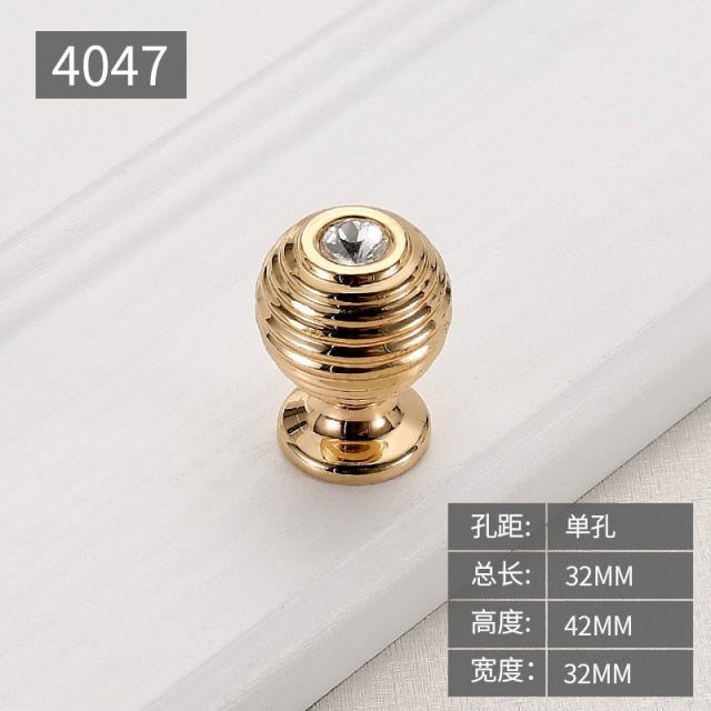 Gold Cabinet door knobs