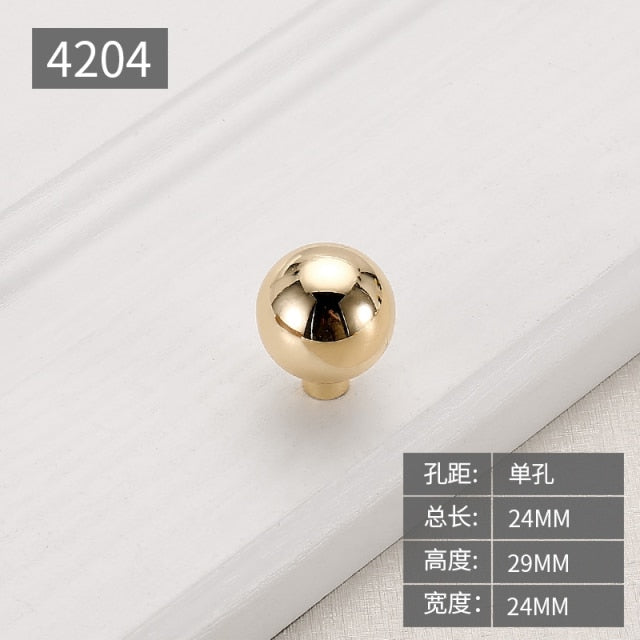 Gold Cabinet door knobs