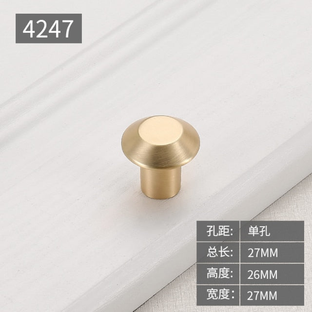 Gold Cabinet door knobs