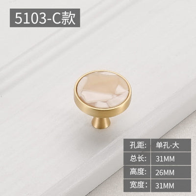 Gold Cabinet door knobs