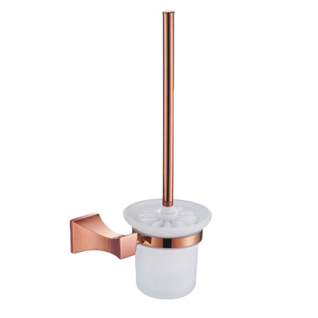 Rose Gold Polished-Square Bathroom Accessories