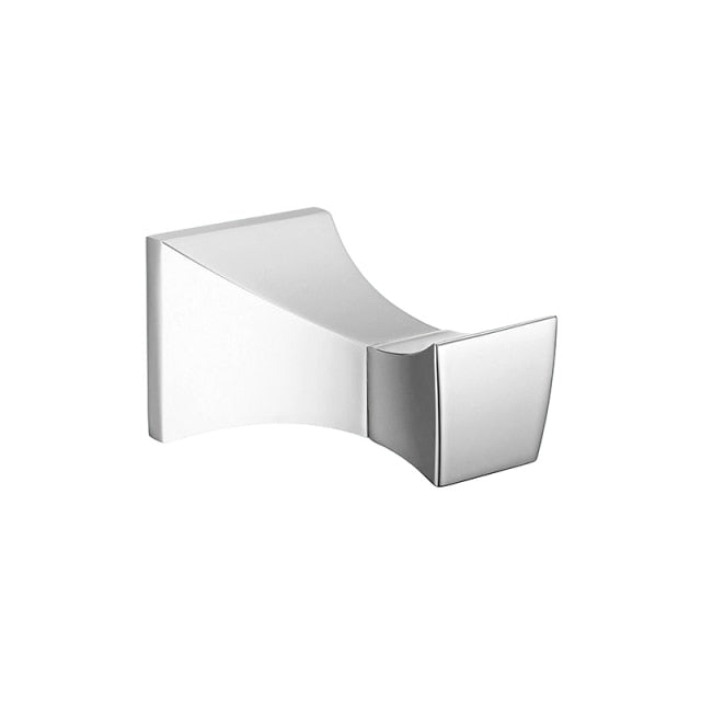 Chrome bathroom accessories