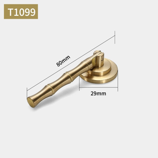 Brushed gold cabinet door handles and knobs