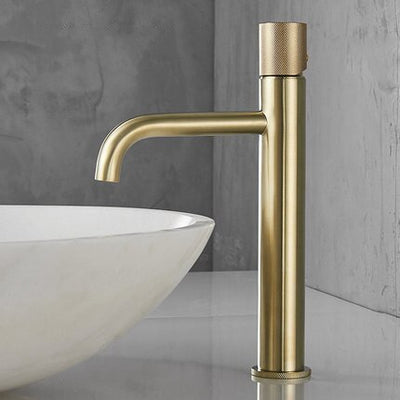 Rose Gold Polished- Brushed Gold  Tall and short Vessel bathroom faucet