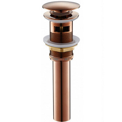 Coral-Rose Gold Polished 8" Wide Spread Bathroom Faucet