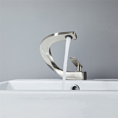 Brushed gold- matte black-brushed nickel -chrome  gold single hole faucet